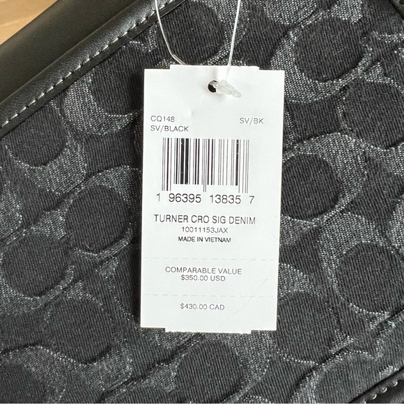 Coach Turner Flap Crossbody In Signature Denim - Picture 9 of 9